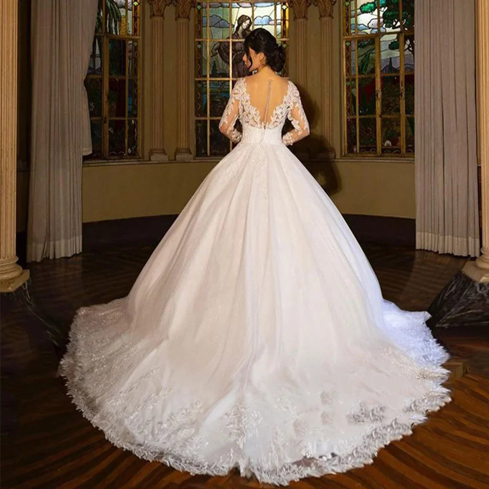 Arabian Ball Gown Wedding Dress