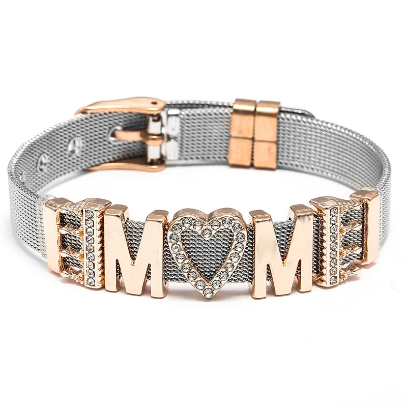 Nautical Stainless Steel Mesh Bracelet