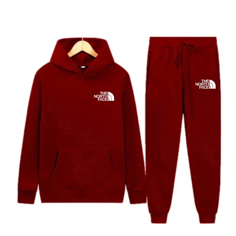 North Face Tracksuits Hoodie+Pants Set