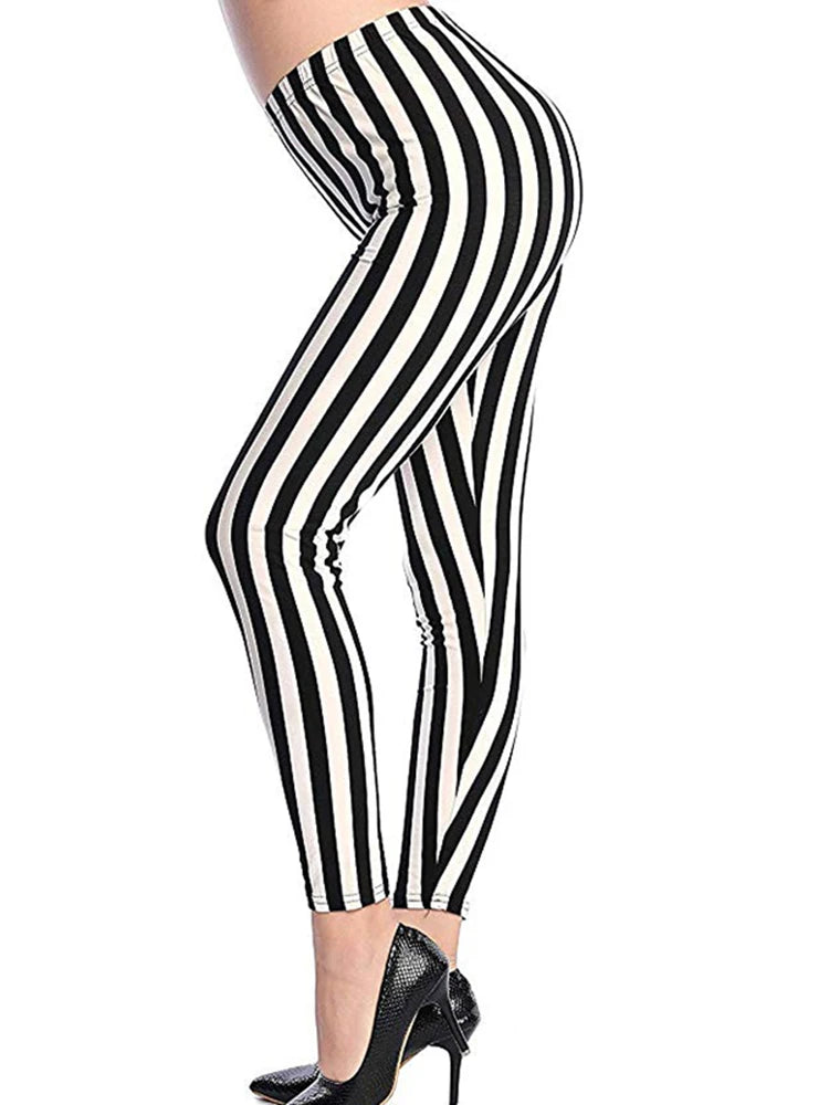 Women's Printed Leggings – Stretch Ankle-Length Fashion Leggings with Unique Pattern Designs Bazaare Mart Leggings