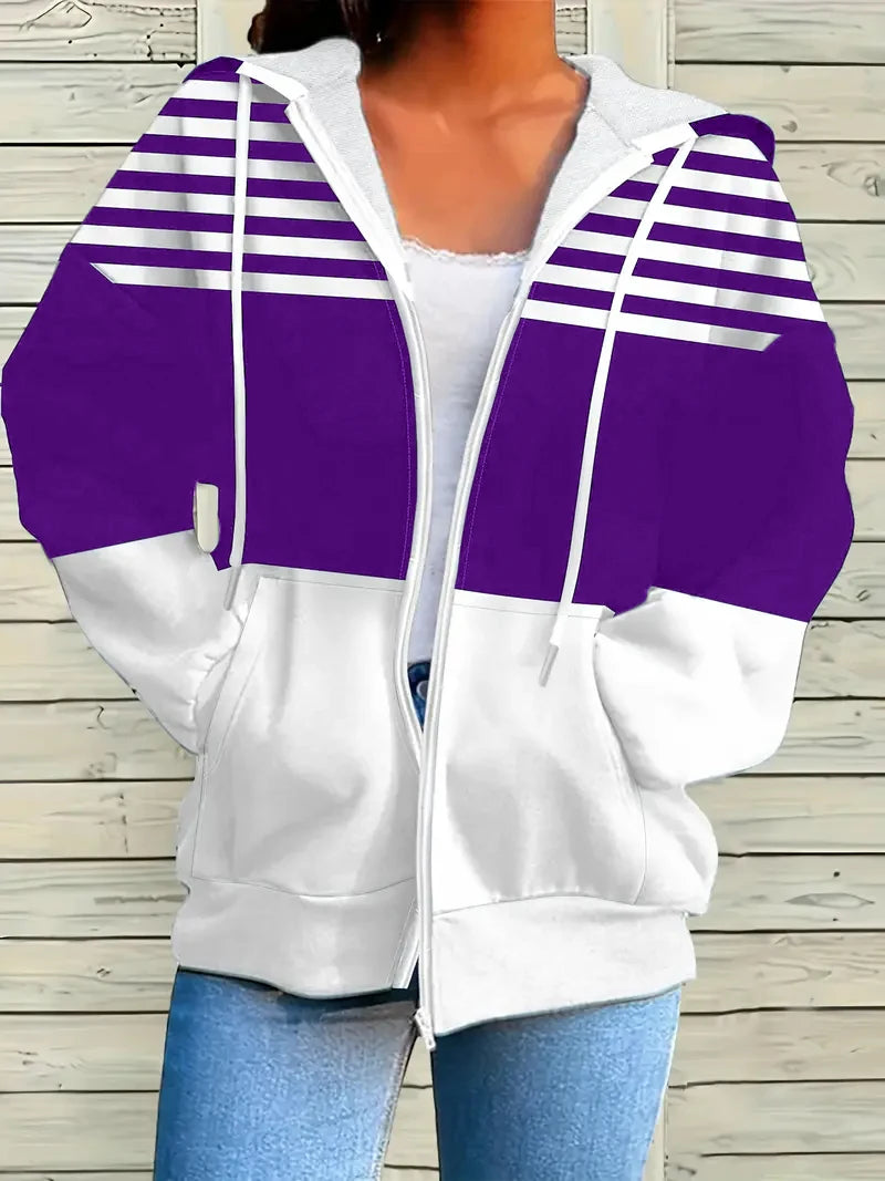 Nautical Stripe Hooded Jacket