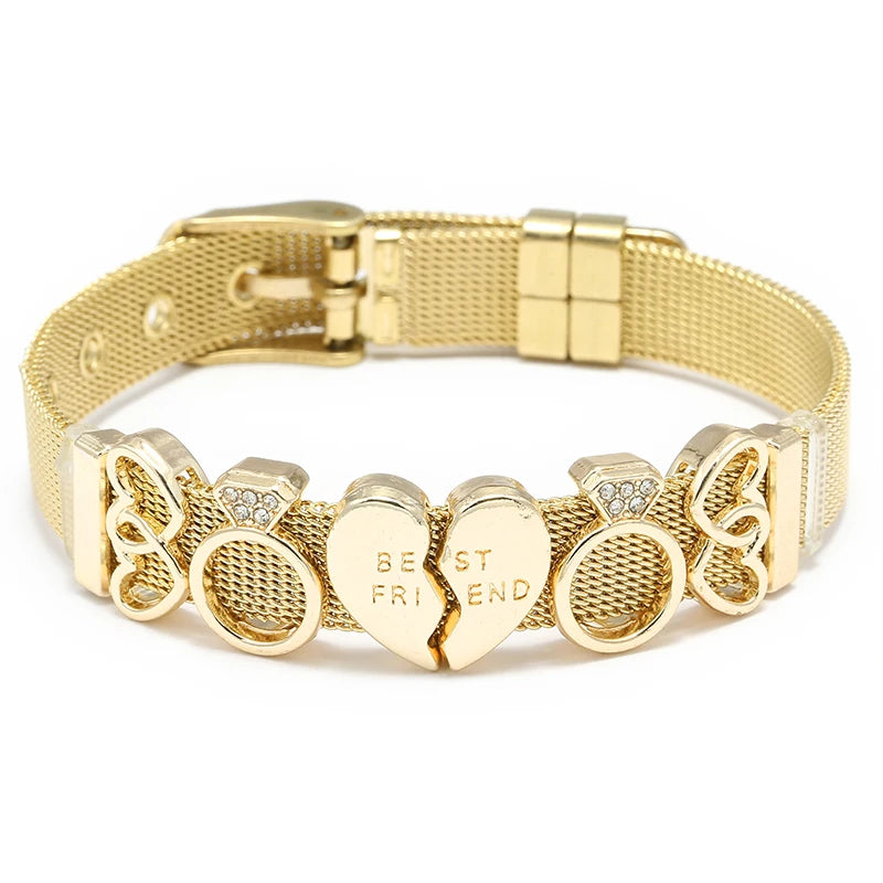 Nautical Stainless Steel Mesh Bracelet