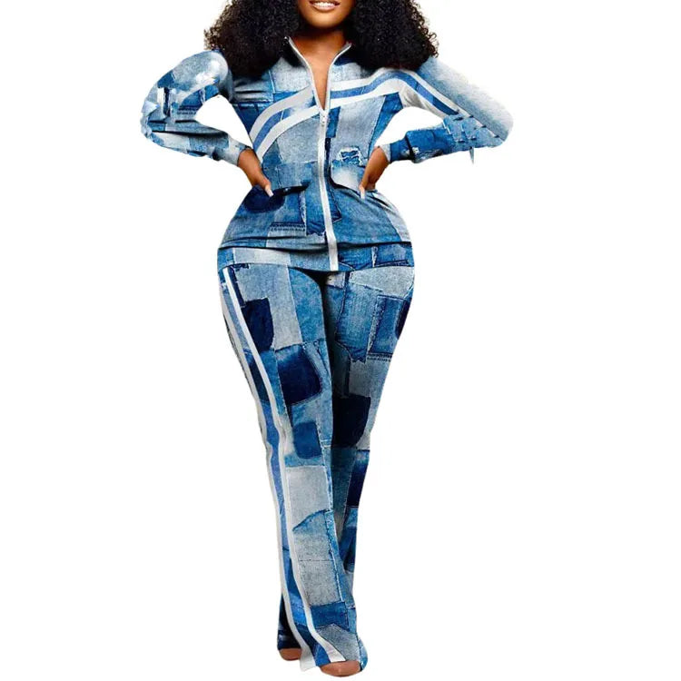 Light Weight Casual Printed Tracksuits