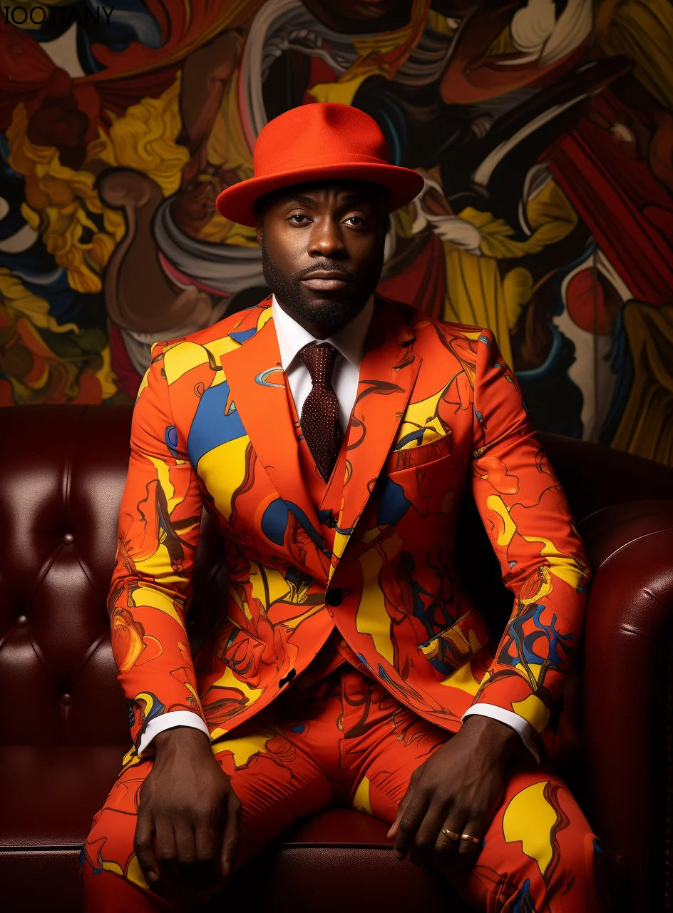 Men's 3D Printed Suits