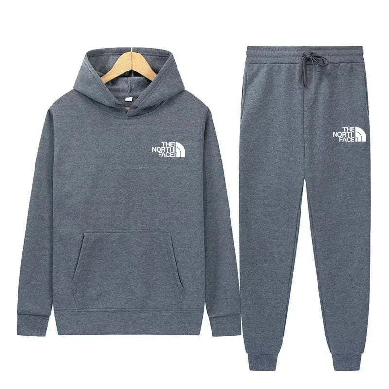 North Face Tracksuits Hoodie+Pants Set