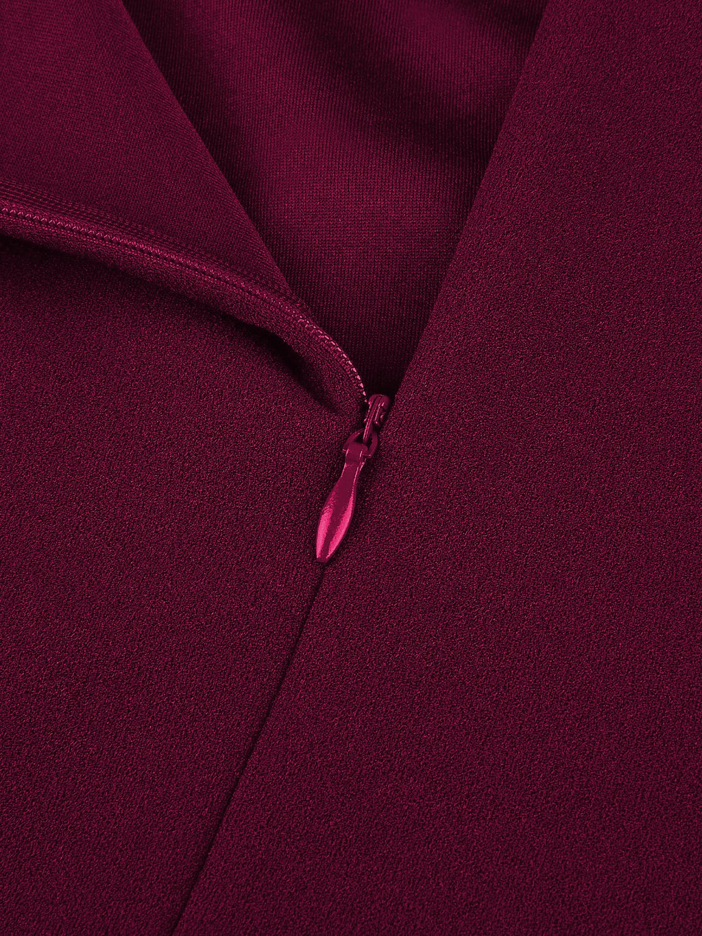 Elegant Burgundy Keyhole Pencil Dress – Short Sleeve Work & Occasion Dress