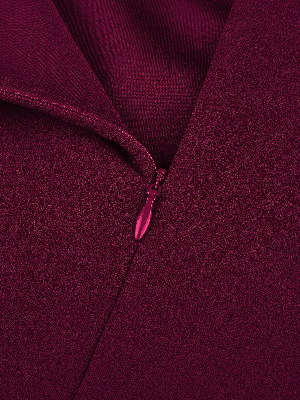 Elegant Burgundy Keyhole Pencil Dress – Short Sleeve Work & Occasion Dress
