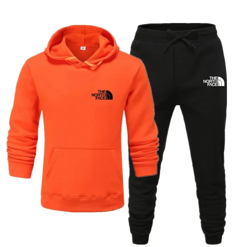 North Face Tracksuits Hoodie+Pants Set