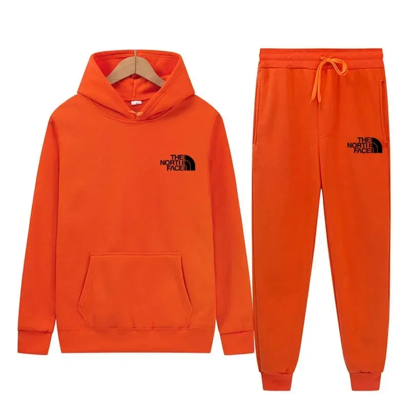 North Face Tracksuits Hoodie+Pants Set