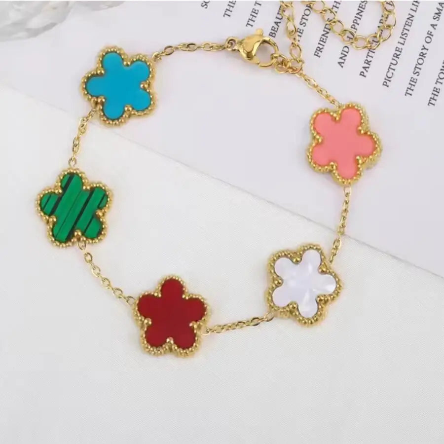 Stainless Steel Flower Jewelry