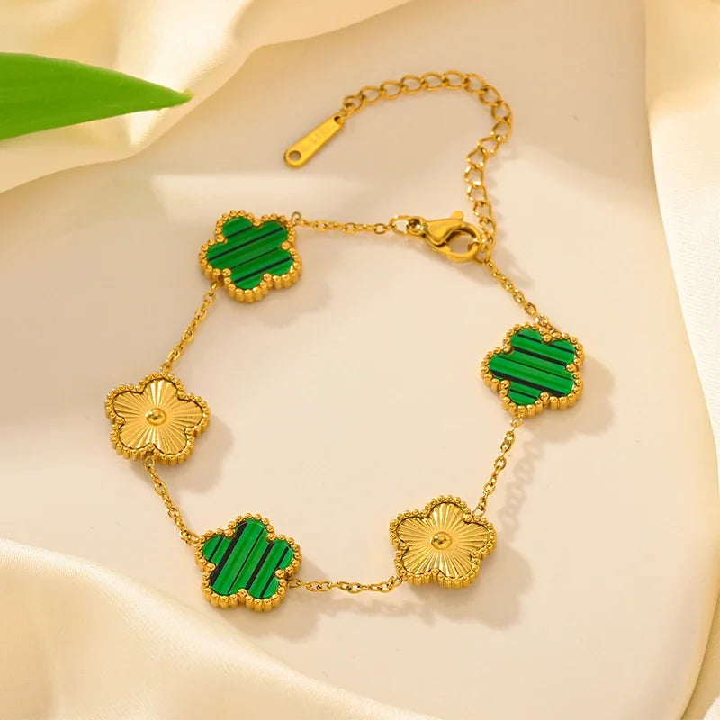 Stainless Steel Clover Bracelets