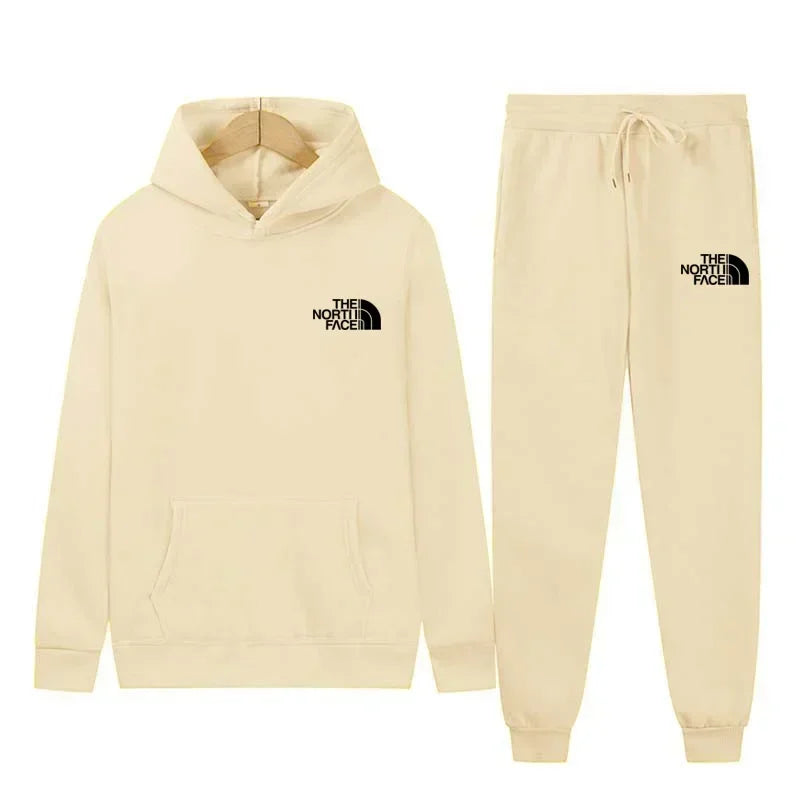 North Face Tracksuits Hoodie+Pants Set