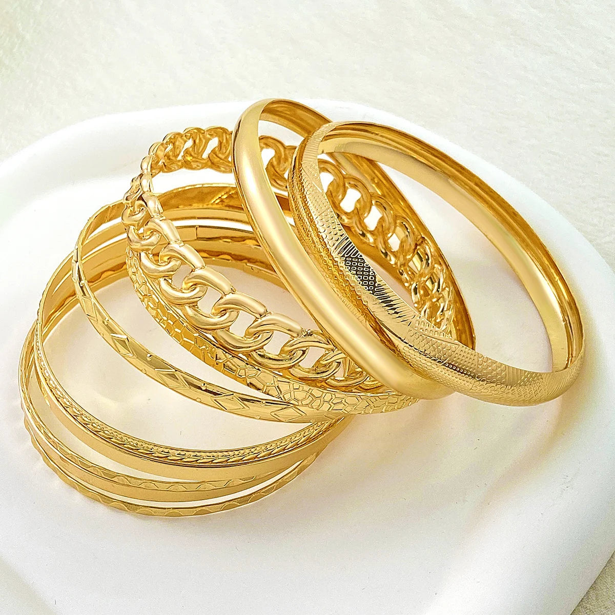 Ten Piece Set Of Bracelets