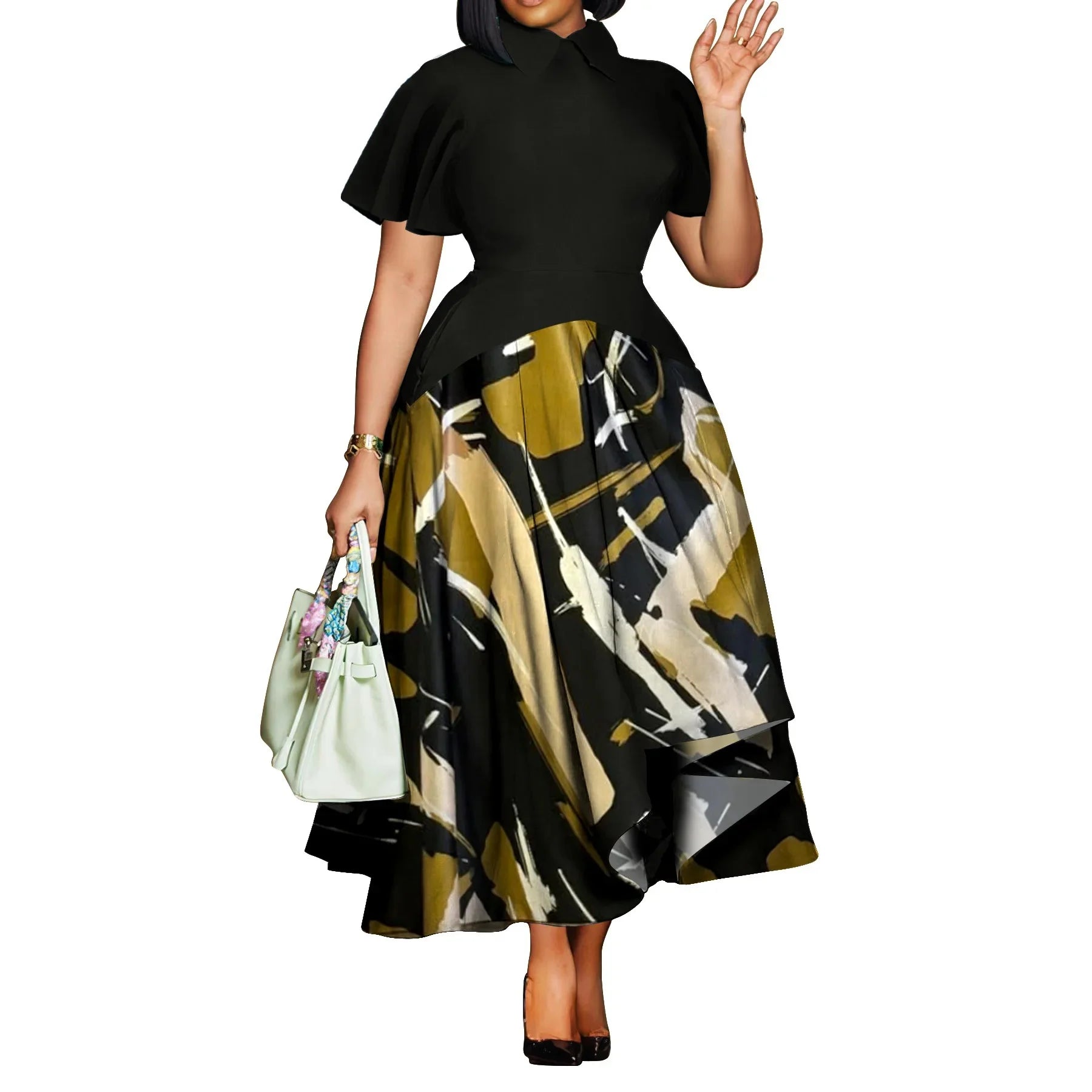 African Style Midi Dress