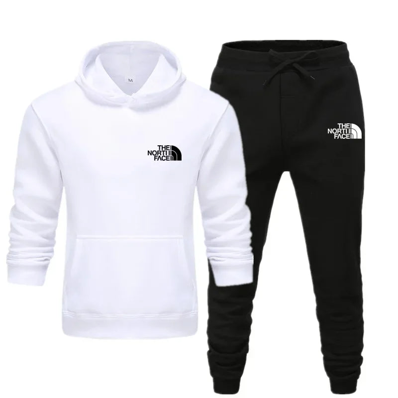 North Face Tracksuits Hoodie+Pants Set