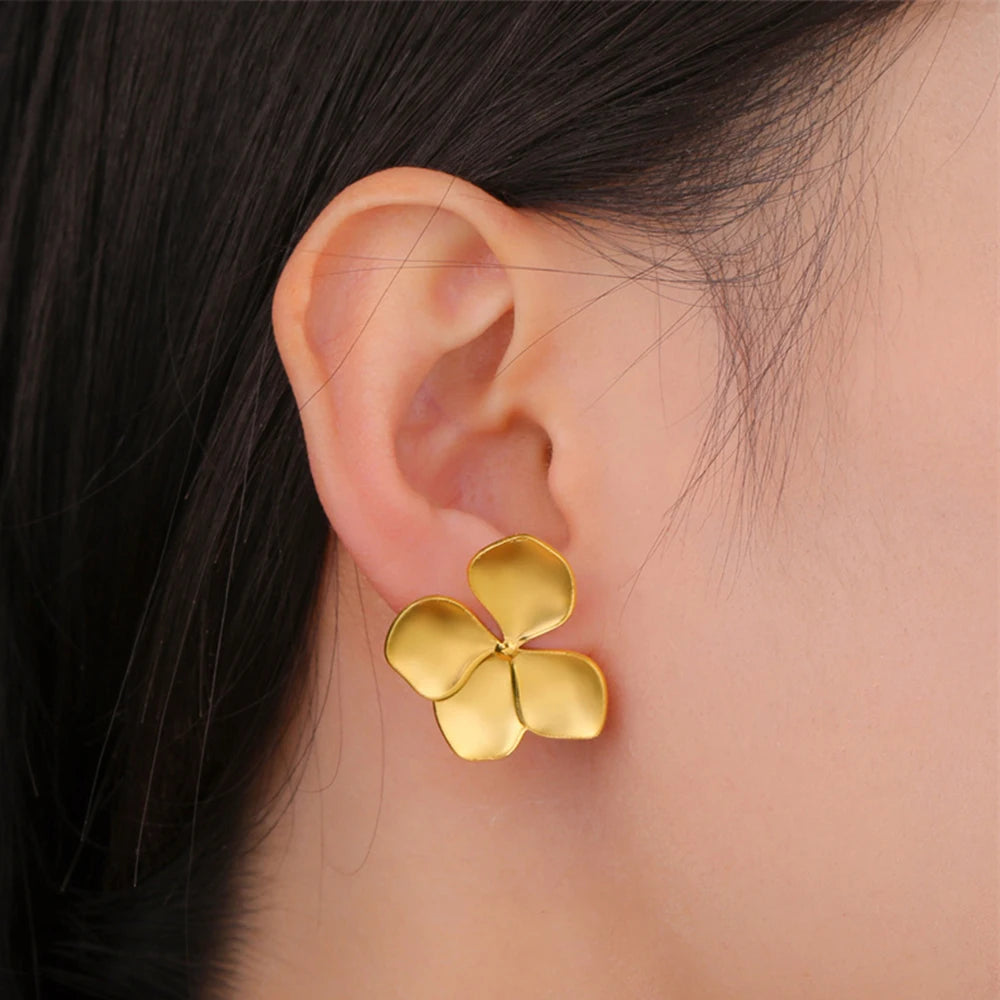 Big Flower Earrings