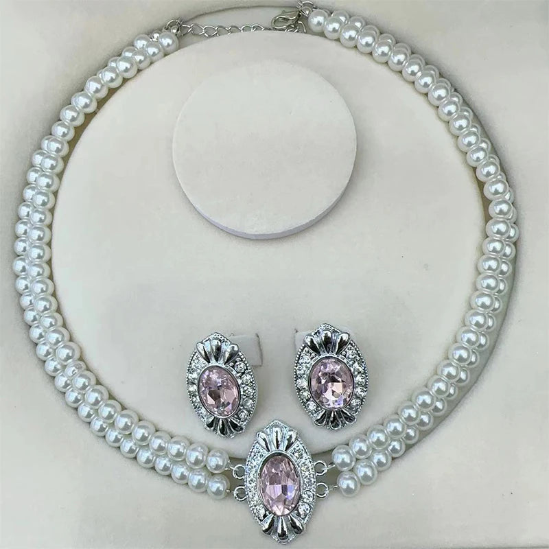 White Pearl Jewelry Sets 22 Bazaare Mart White Pearl Jewelry Sets