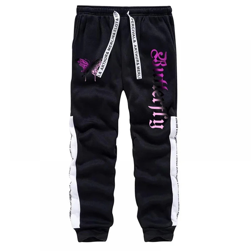 Butterfly Hoodie and Joggers Black Pants Bazaare Mart Butterfly Hoodie and Joggers