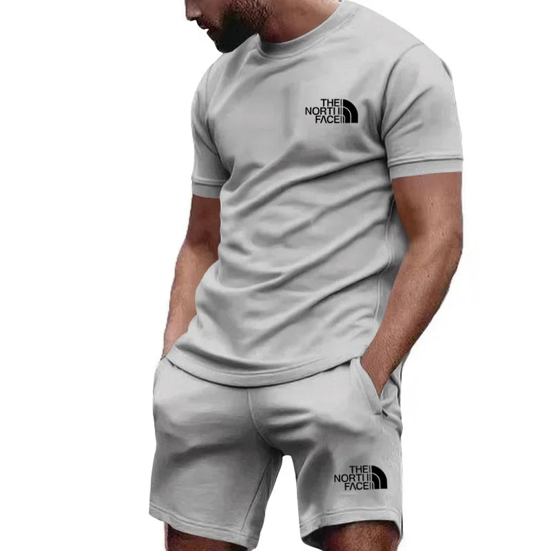Fashion T-shirt shorts 2 piece set