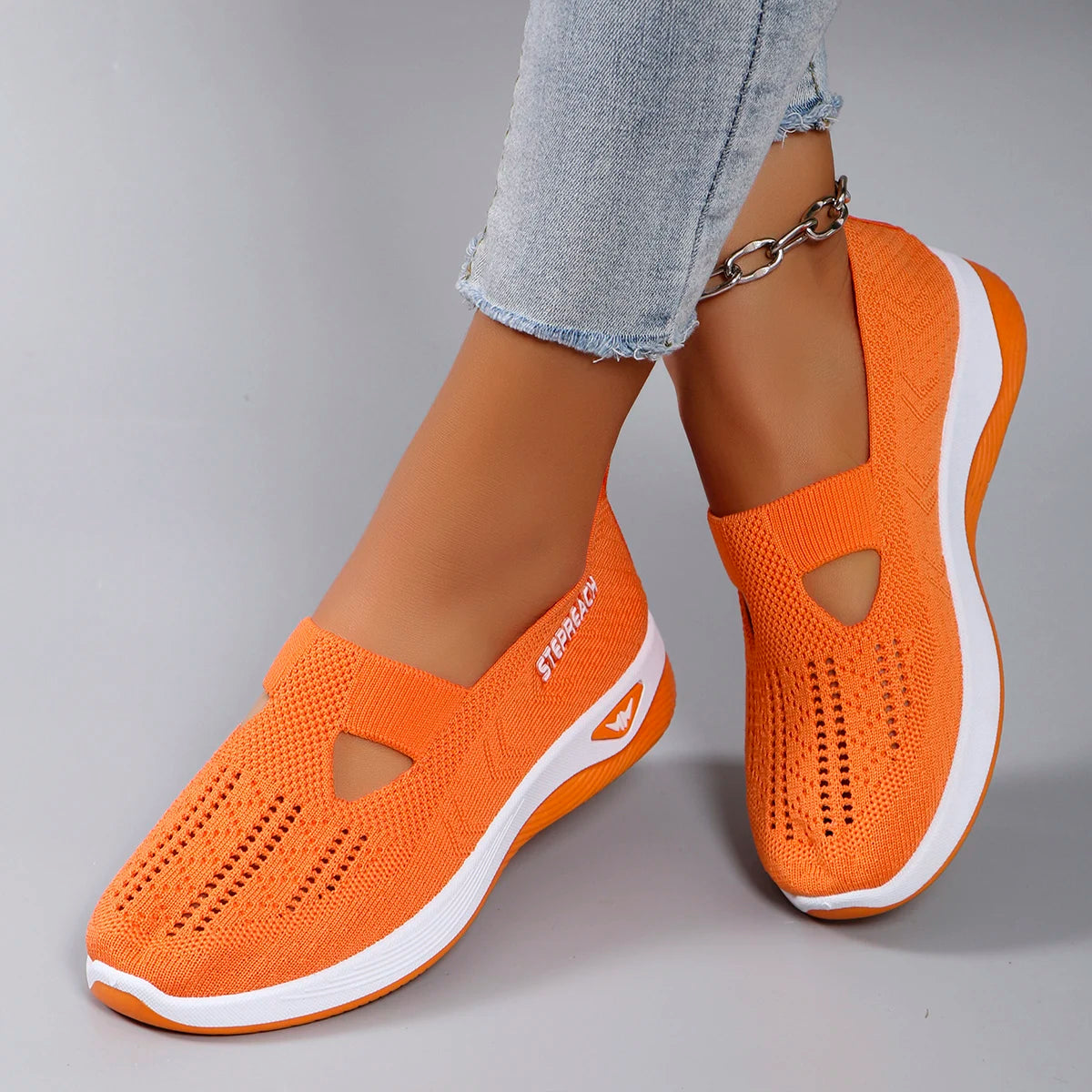 Breathable Mesh Mary Jane Style Sneakers