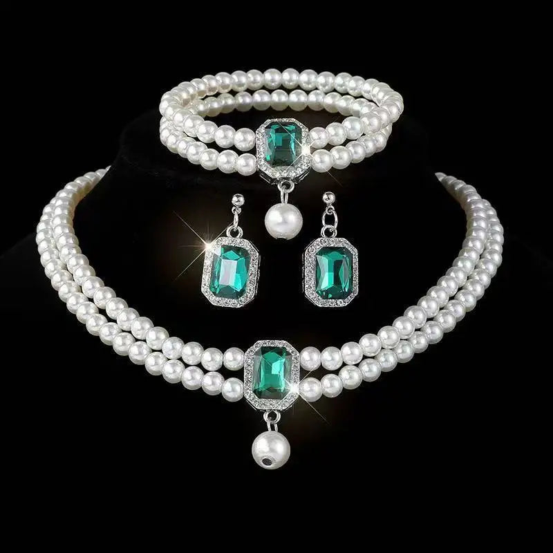 White Pearl Jewelry Sets 27 Bazaare Mart White Pearl Jewelry Sets