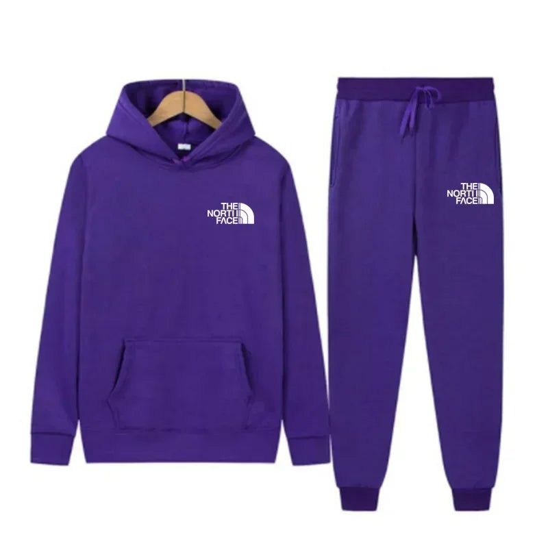 North Face Tracksuits Hoodie+Pants Set
