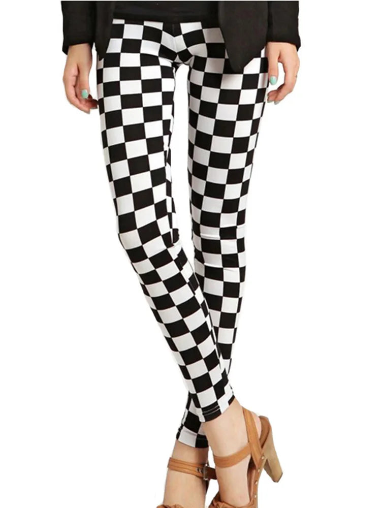 Women's Printed Leggings – Stretch Ankle-Length Fashion Leggings with Unique Pattern Designs Bazaare Mart Leggings