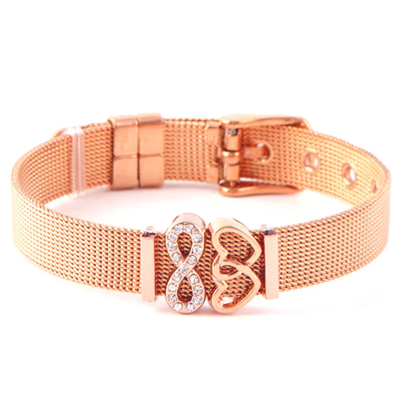 Nautical Stainless Steel Mesh Bracelet