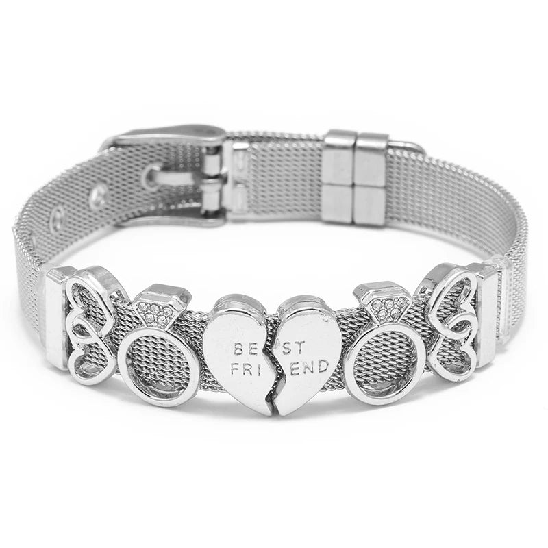 Nautical Stainless Steel Mesh Bracelet