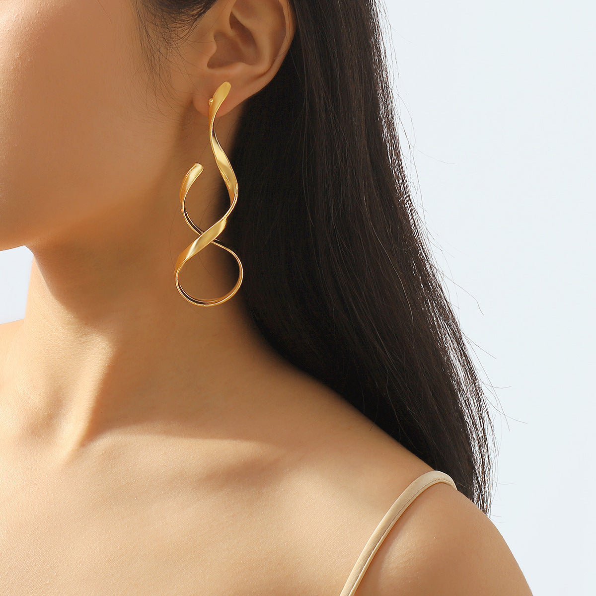 Simple Asymmetric Earrings