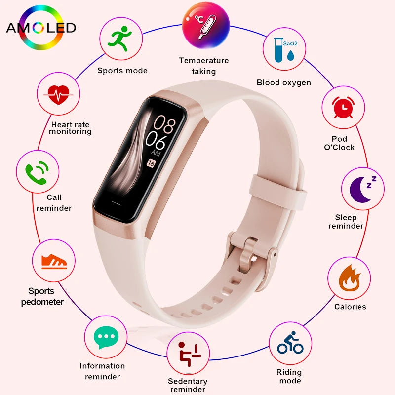 Unisex Smart Sports Fitness Watch
