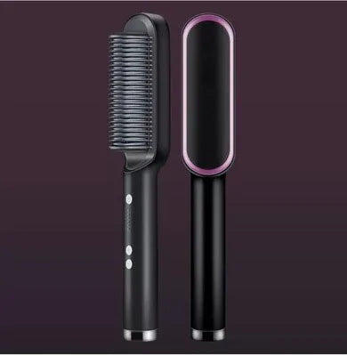 Electric Heated Hair Straightener Brush