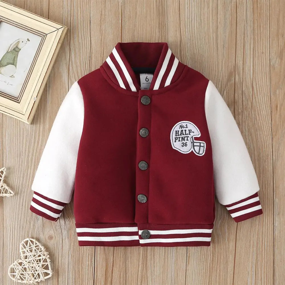 3pc. Baby Boy Letterman Jacket Set