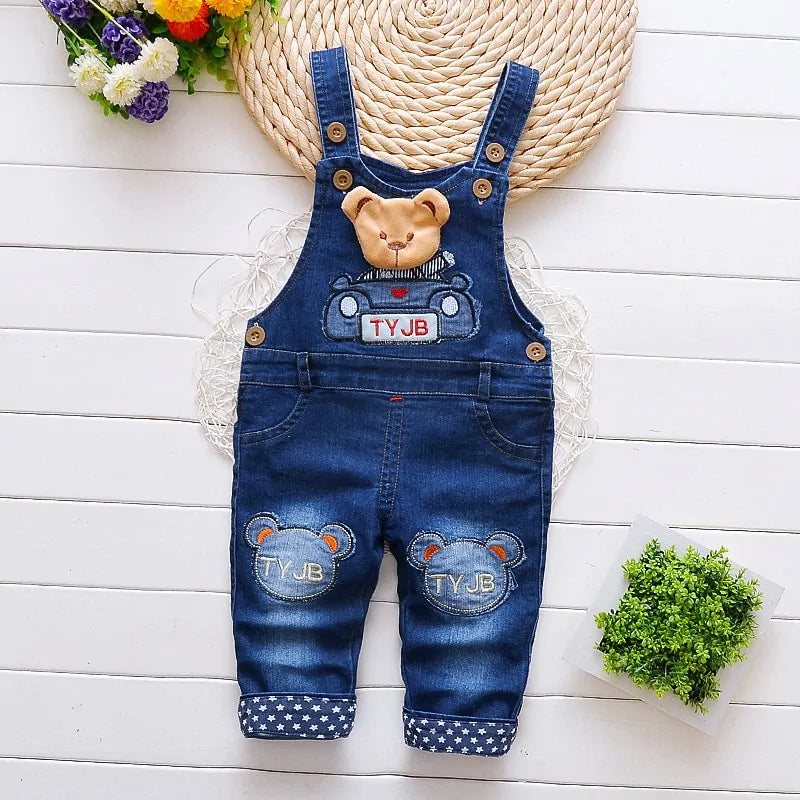 Toddler Boys' Denim Overalls