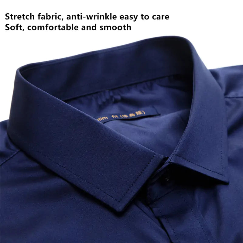 Anti-Wrinkle Men's Long Sleeve Shirt