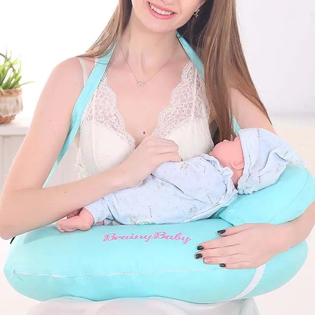 Blue Multifunctional Nursing Pillow