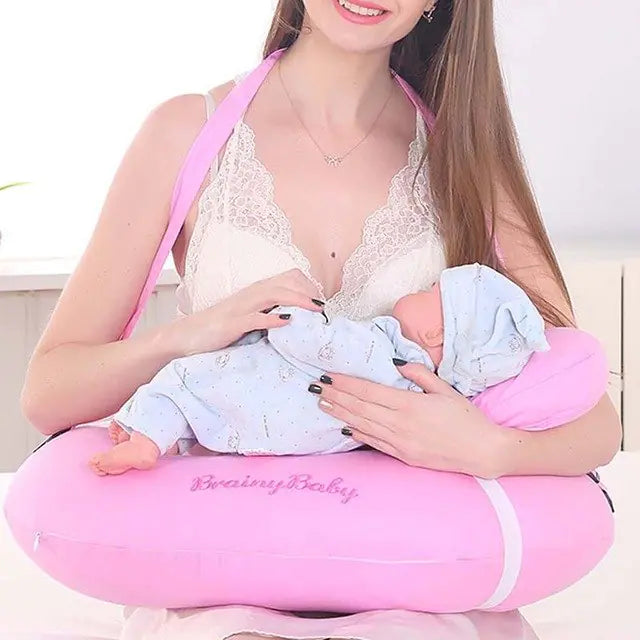 Pink Multifunctional Nursing Pillow