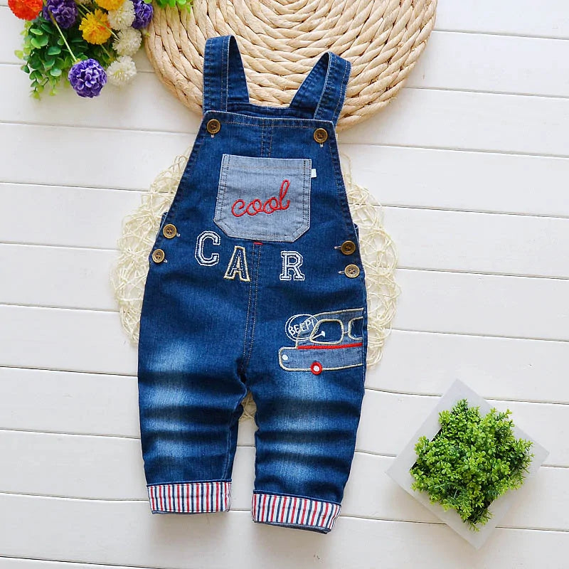 Toddler Boys' Denim Overalls