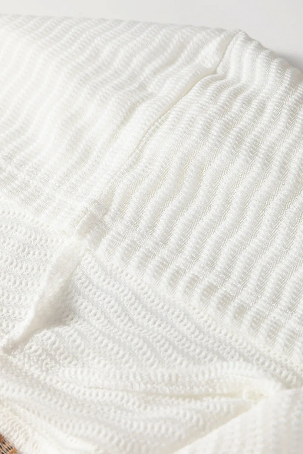 Khaki Striped Hoodie Bazaare Mart Plus Size/Plus Size Tops/Plus Size Long Sleeve Tops