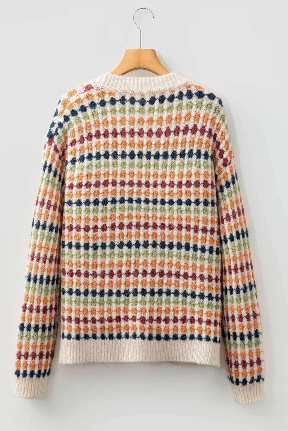 Multicolor Dotty Pattern Cardigan Dear-Lover Dropshipping Sweaters & Cardigans/Cardigans