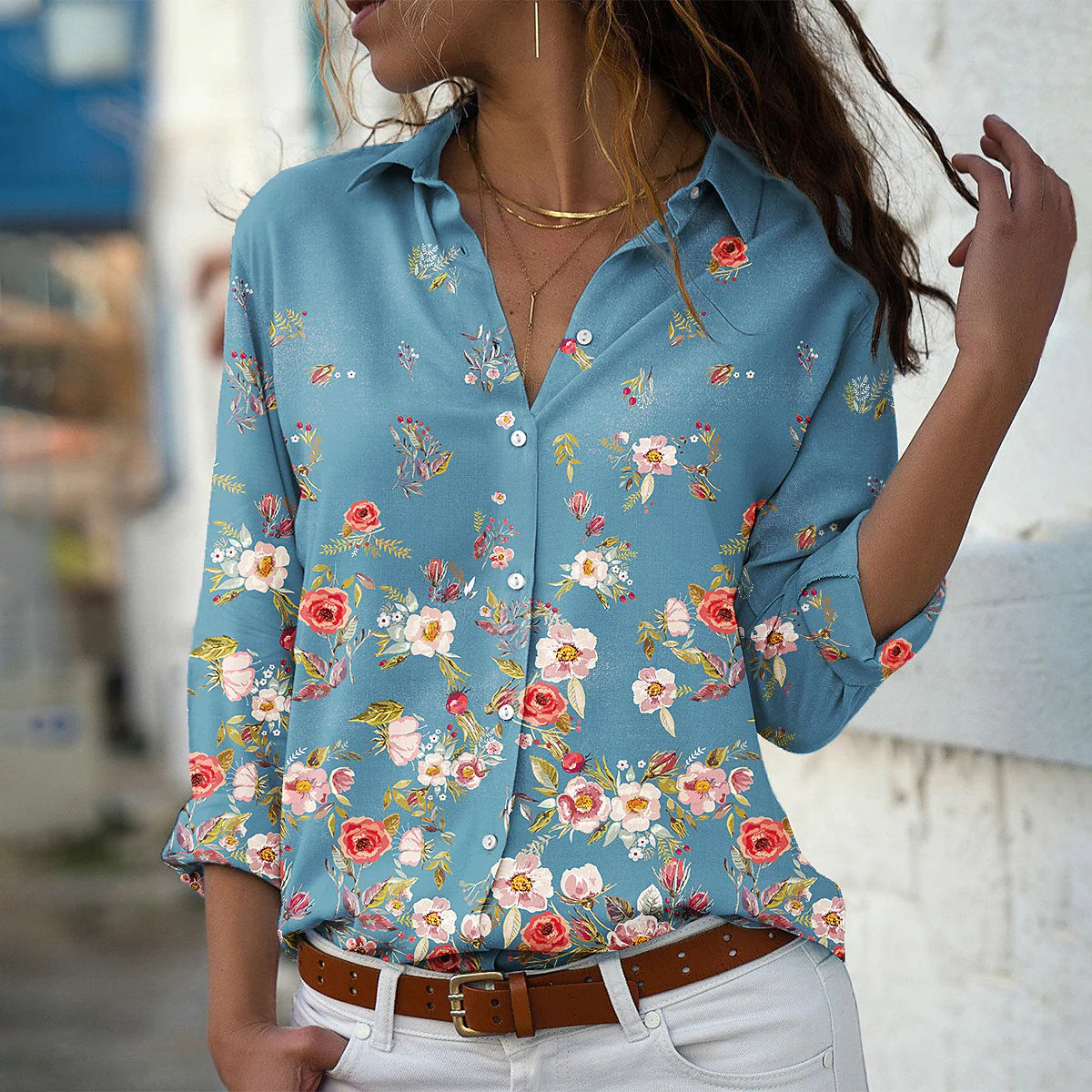Long Sleeve Printed Shirts