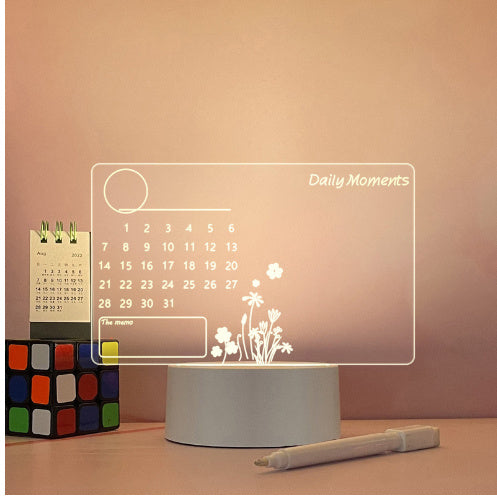 Luminous Acrylic Message Board