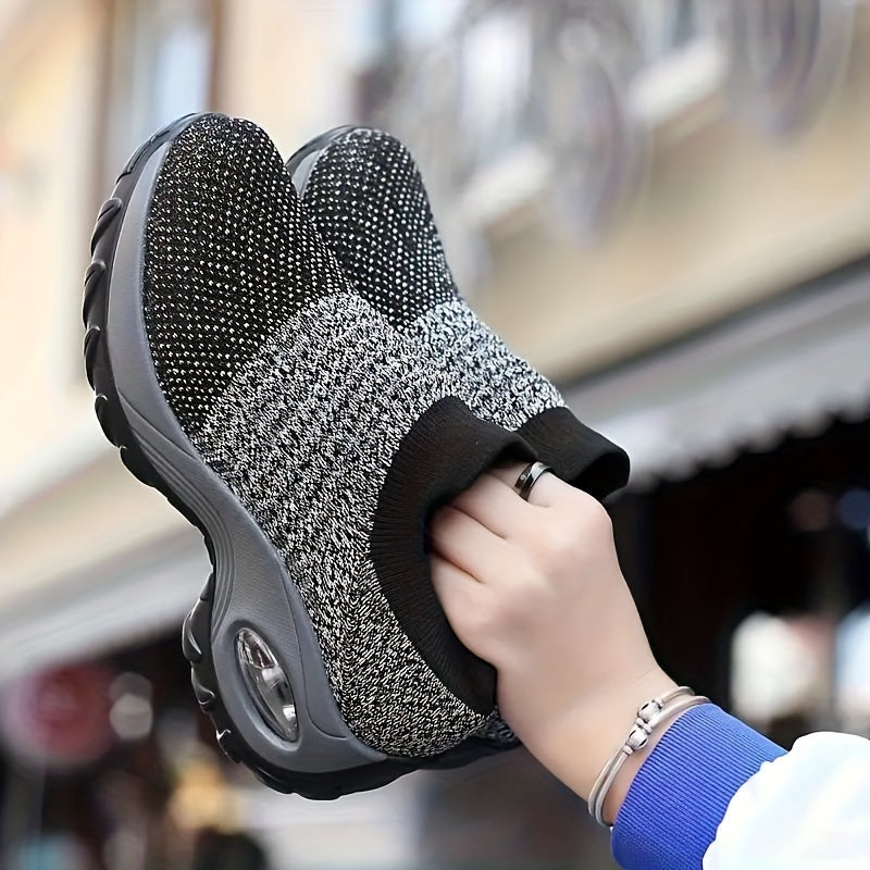Women's Breathable Mesh Slip-On Sneakers