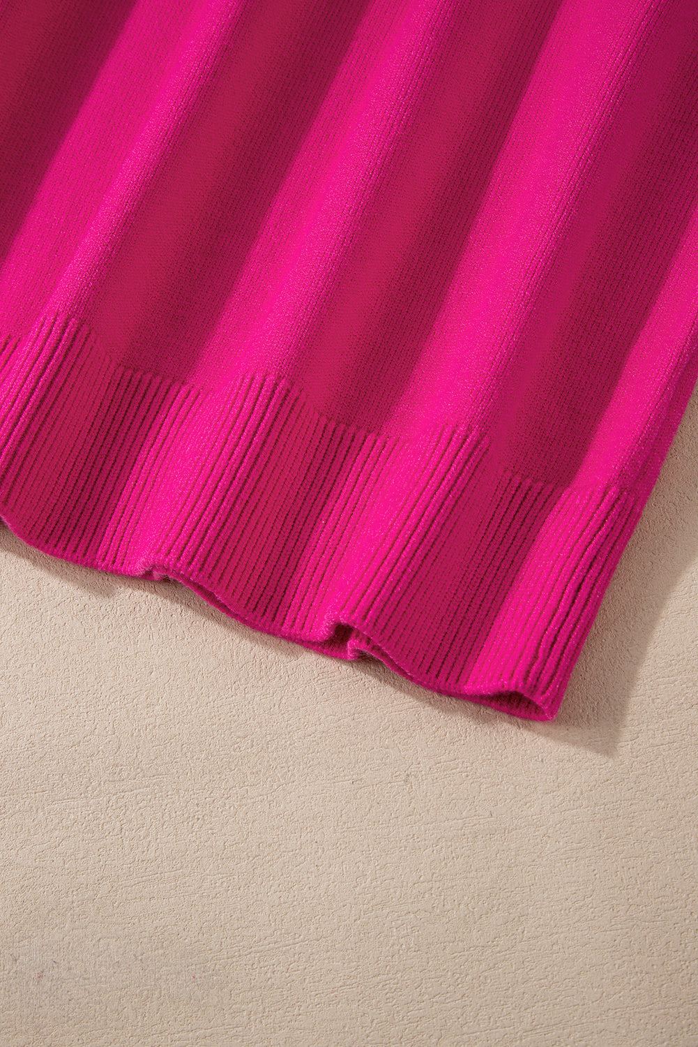 Pearl Embellished Magenta Sweater