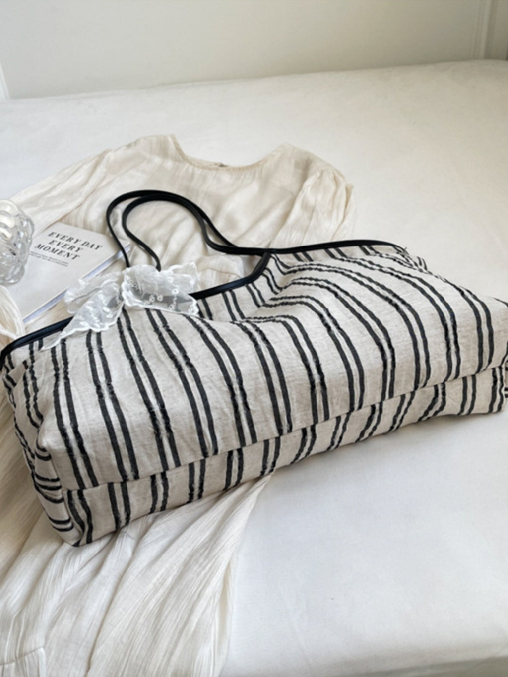 Striped Tote Bag