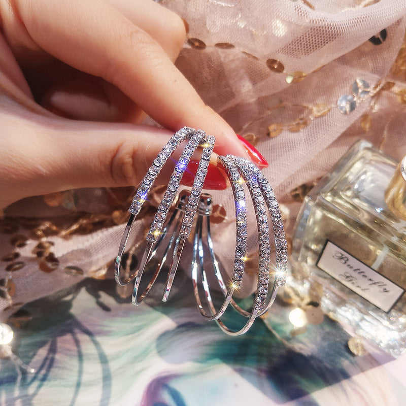 Personality Tassel and Stud Earrings