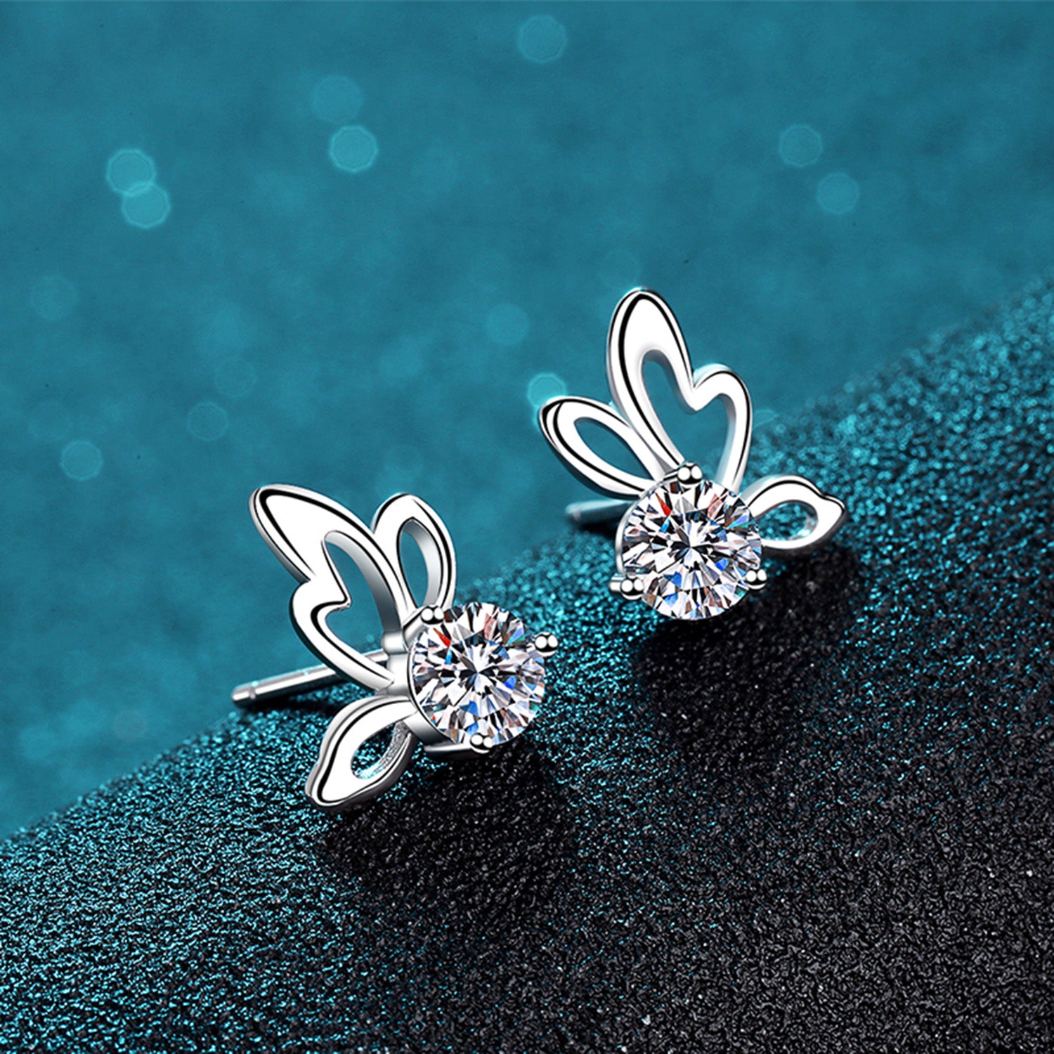 Butterfly Moissanite Earrings