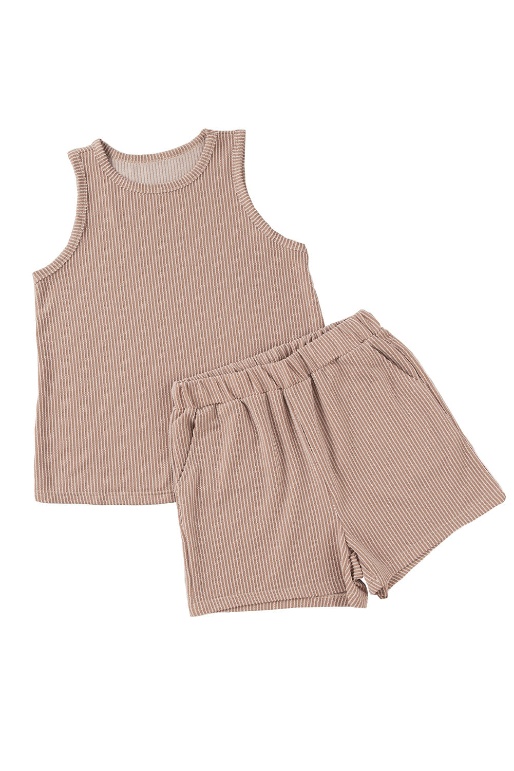 Smoke Gray Shorts Set