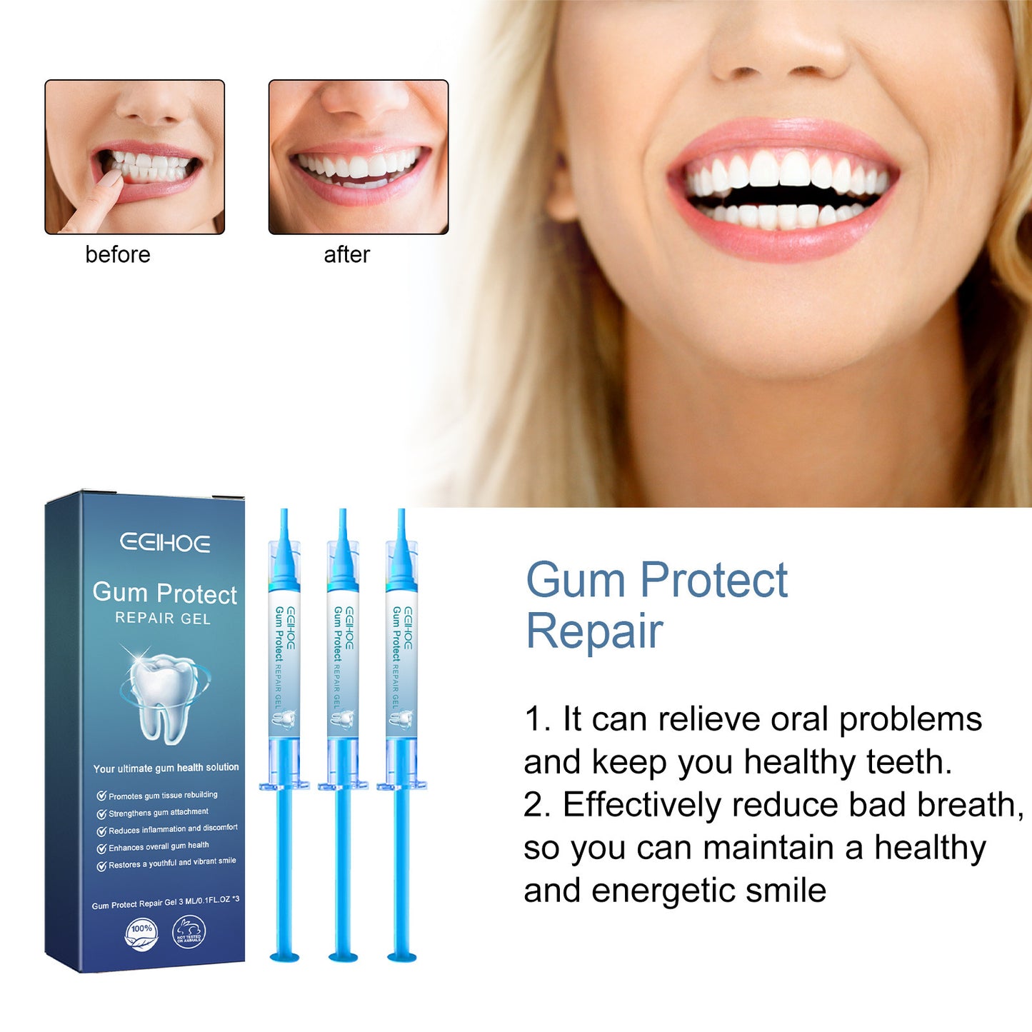 Gum Repair Series Cleaning Tooth Stains