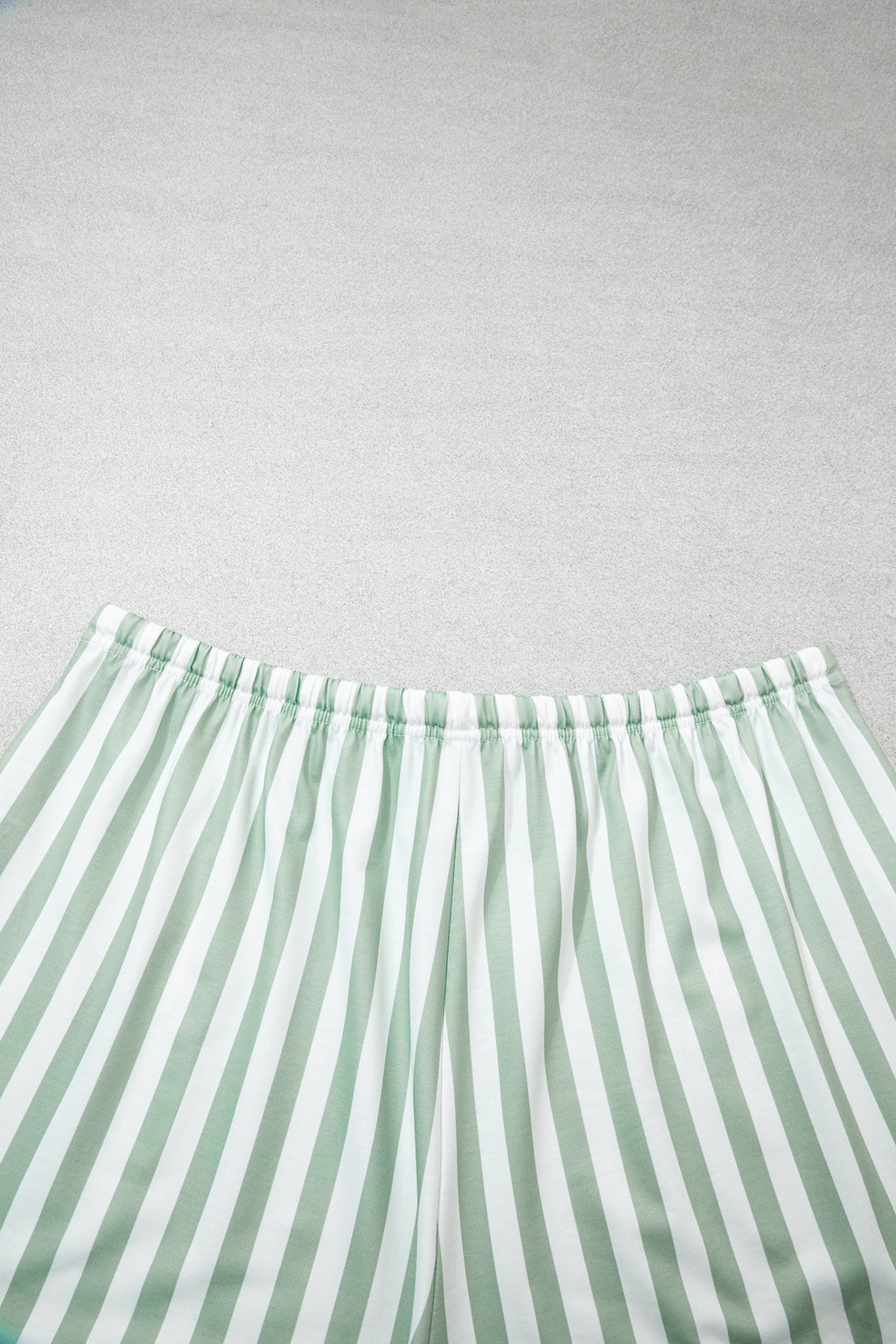 Plus Size Striped Shorts Colorblock Sweatshirt Set